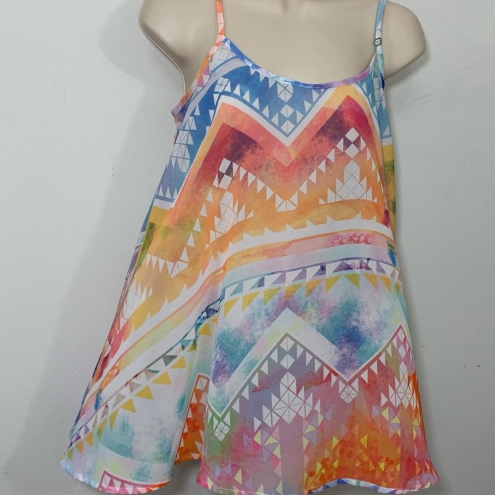 Show Me Your Mumu Lenz tank in geometric